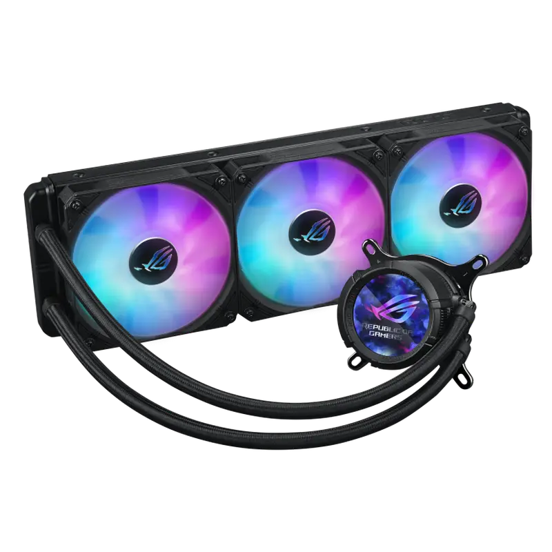 Кулер для процессора ASUS ROG Strix LC III 360 ARGB LCD 120 мм