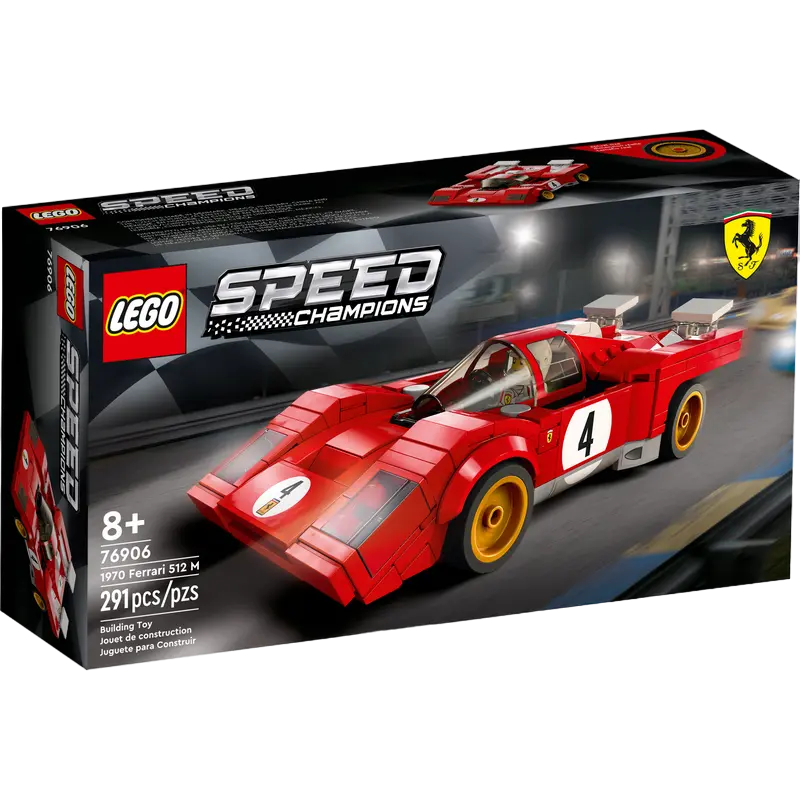 Конструктор LEGO 1970 Ferrari 512 M Красный