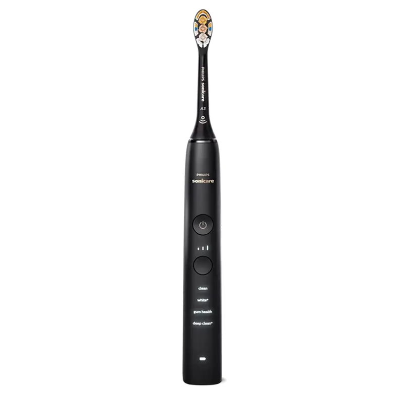 Электрическая звуковая зубная щетка Для взрослых Philips Sonicare DiamondClean 9000 Чёрный