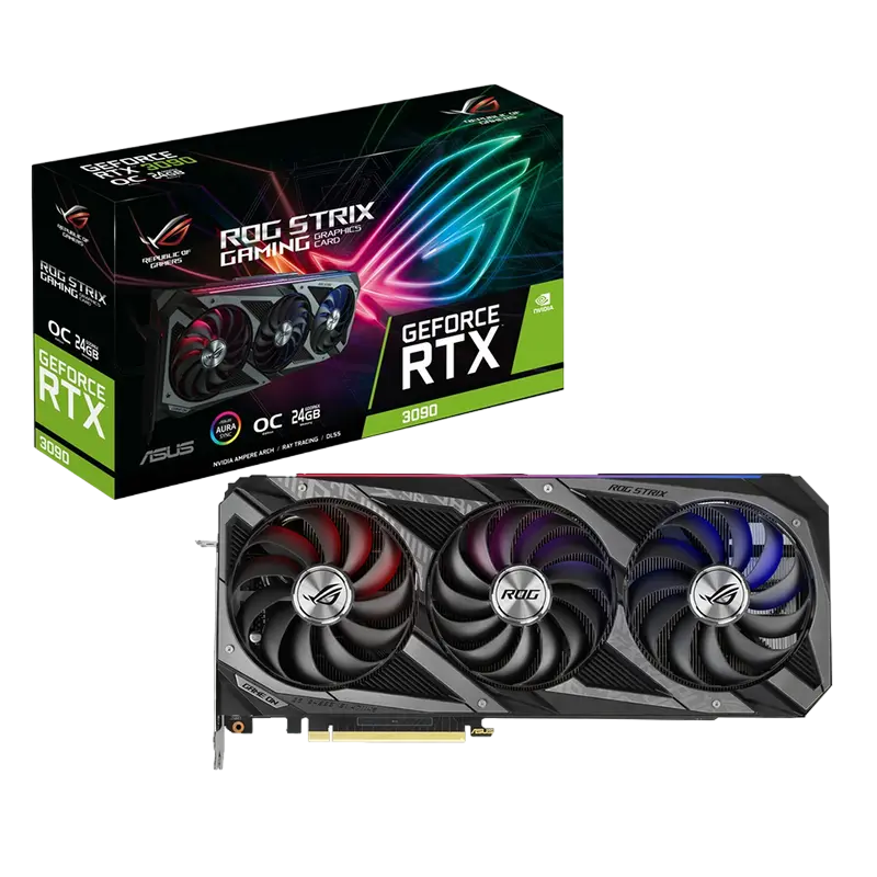Видеокарта ASUS ROG Strix GeForce RTX 3090 OC GAMING