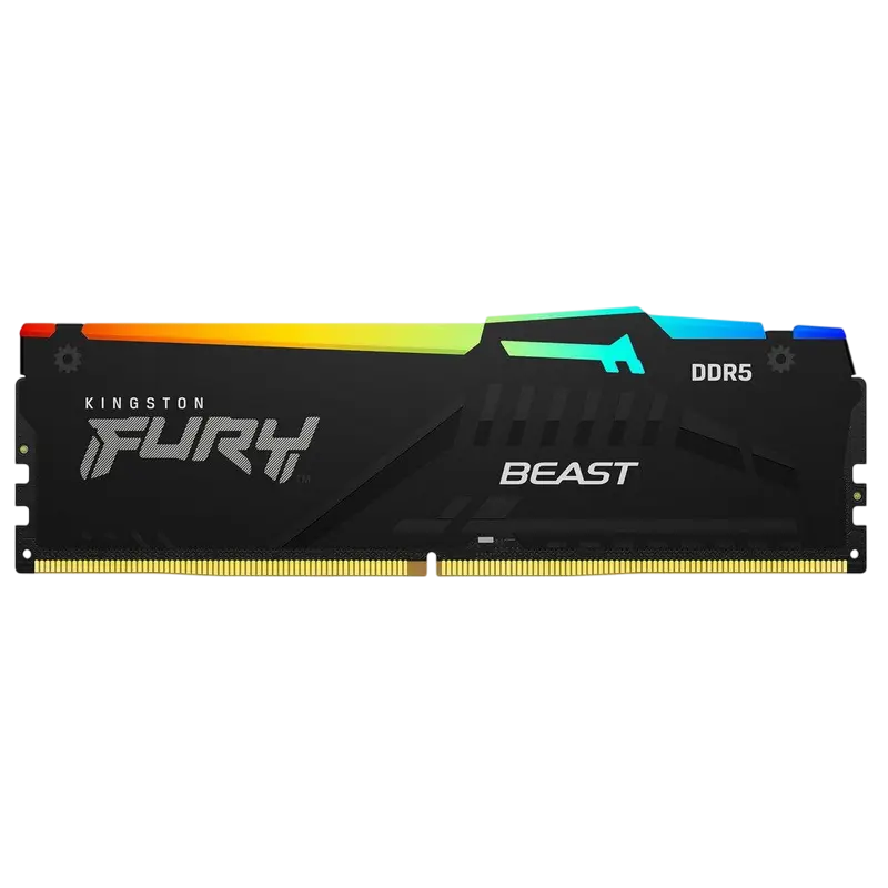 Memorie RAM Kingston FURY Beast RGB FURY Beast 64GB Negru