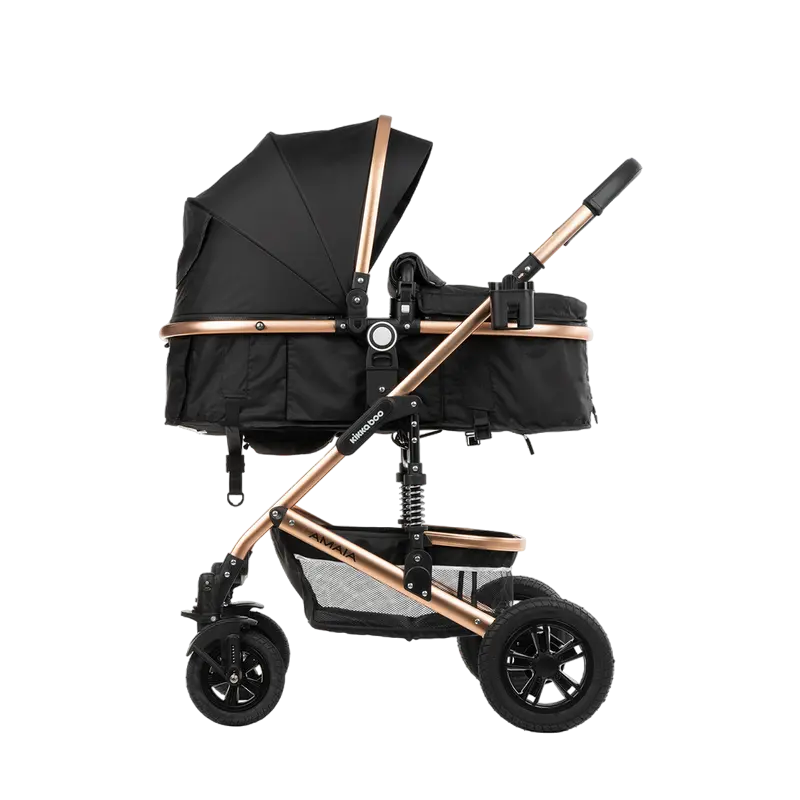 Cărucior 3-în-1 Kikka Boo Amaia Negru