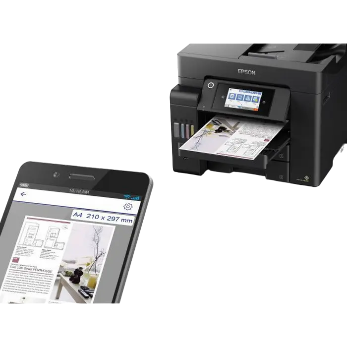 Multifunctional Inkjet Epson L6550 Color A4 Negru