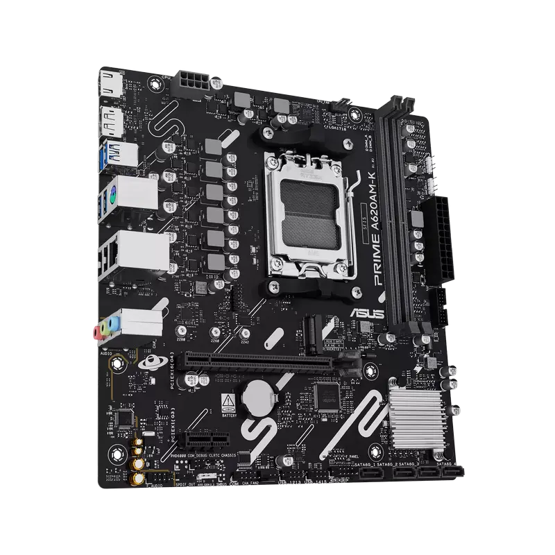 Материнская плата ASUS PRIME A620AM-K AM5 Micro-ATX