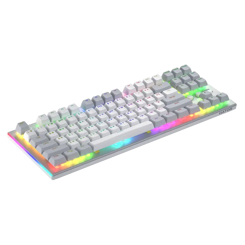 Tastatură HATOR Gravity TKL Mecanic Alb