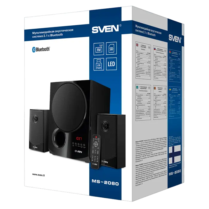 Компьютерные колонки SVEN MS-2080 Черный