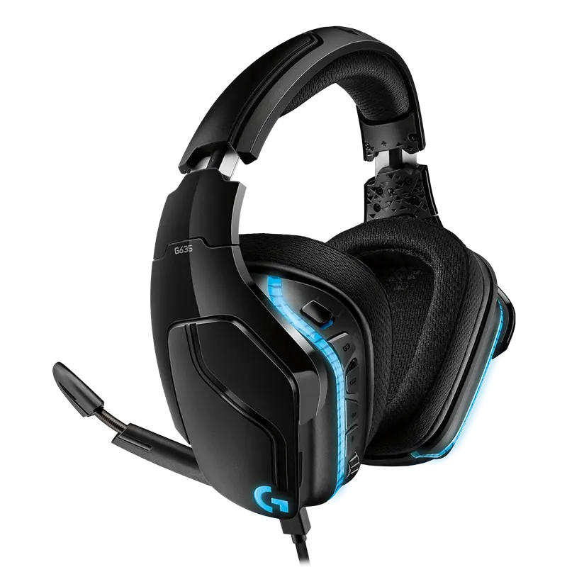 Căști Logitech G635 Negru