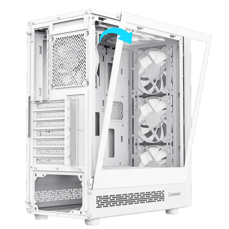 Компьютерный корпус Gamemax STARLIGHT 2 AW Midi-Tower Белый