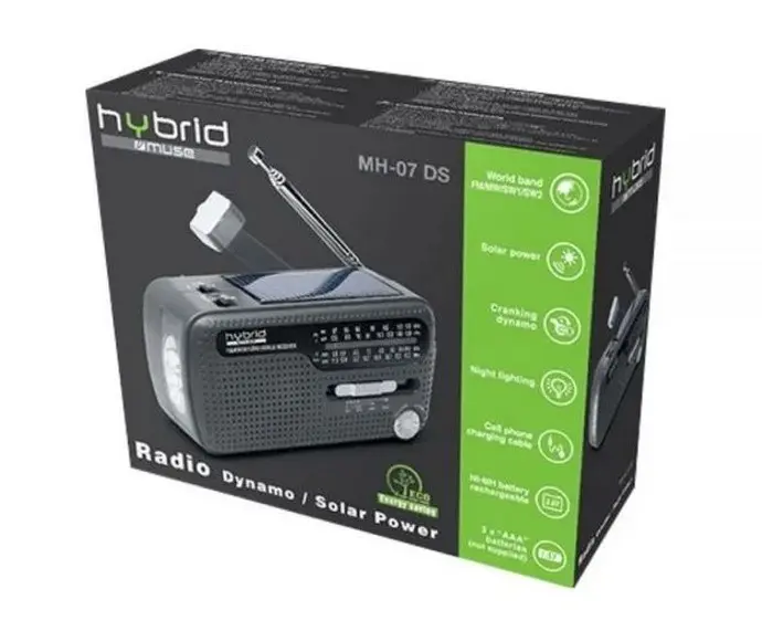 Radio portabil MUSE MH-07 DS Negru