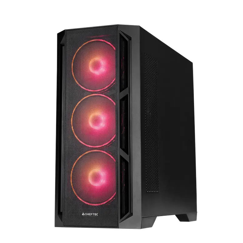 Компьютерный корпус Chieftec GA-01B-L-OP Midi-Tower Черный