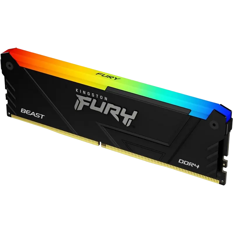 Оперативная память Kingston FURY Beast RGB FURY Beast RGB 16 ГБ Чёрный