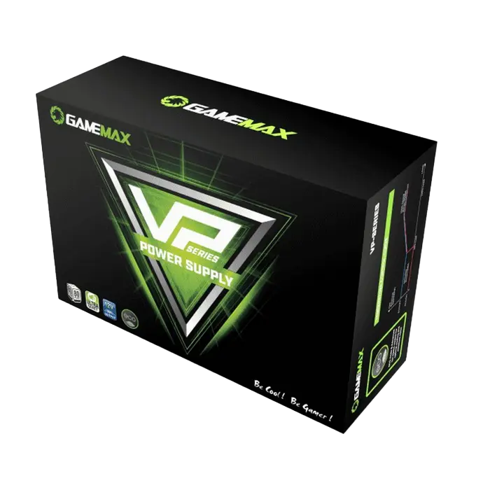 Tip Блок питания для компьютеров Gamemax VP-800 ATX Черный