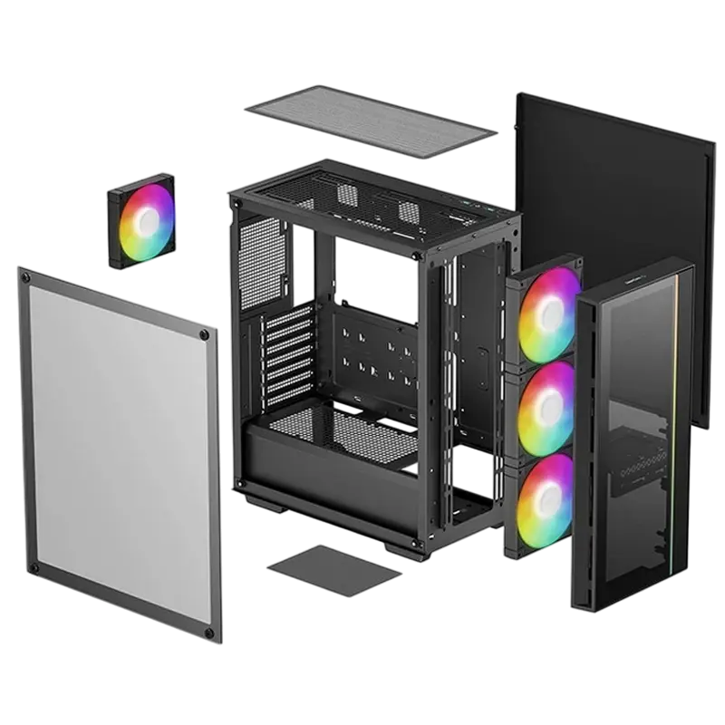 Carcasă PC Deepcool MATREXX 55 V4 Midi-Tower Negru