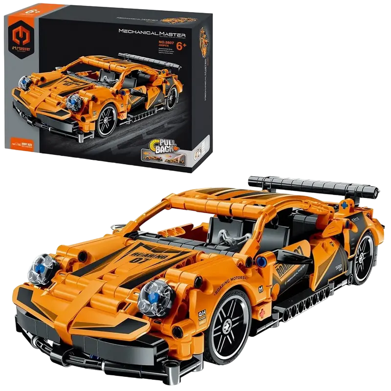 Конструктор iM.Master Pull Back Car Оранжевый