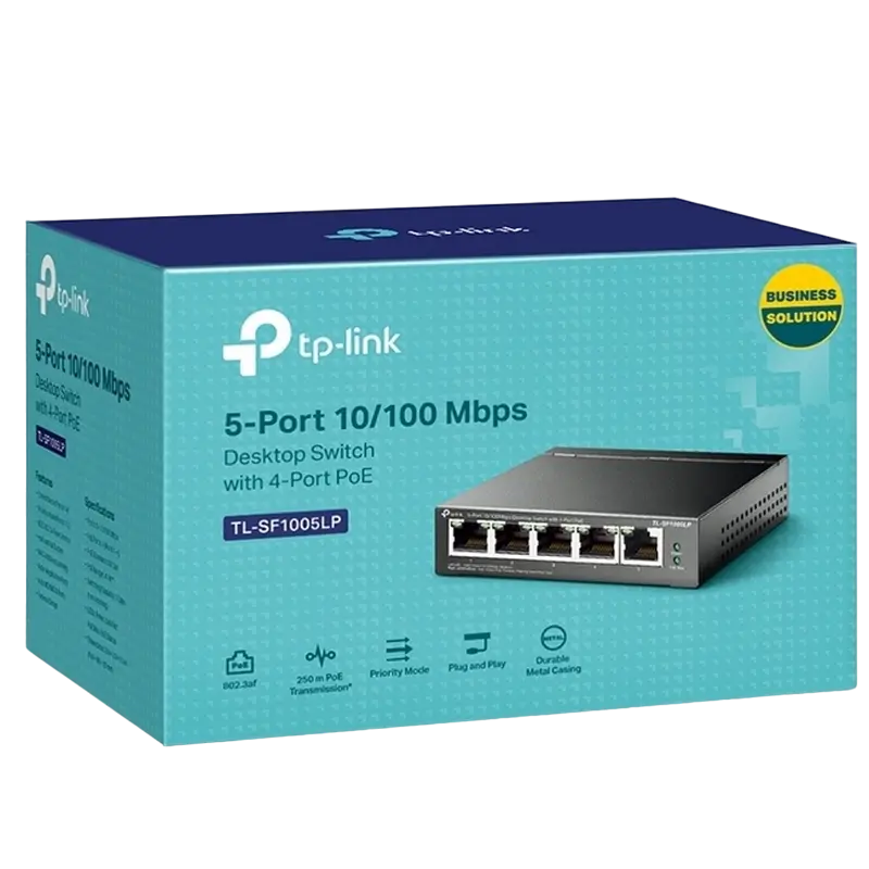 PoE коммутатор TP-LINK Desktop Switch Черный