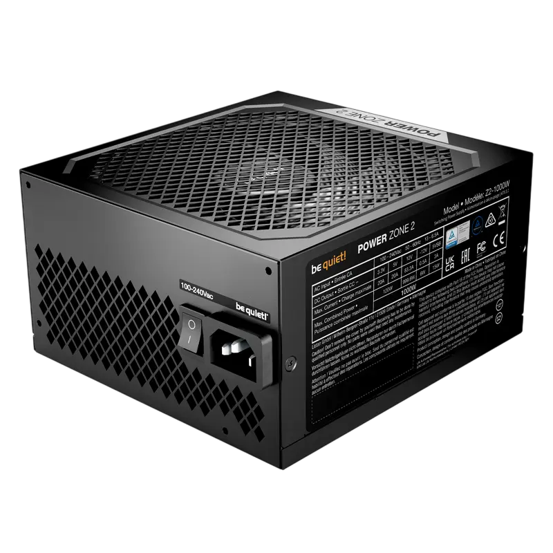 Tip Блок питания для компьютеров be quiet! Power Zone 2 ATX Черный