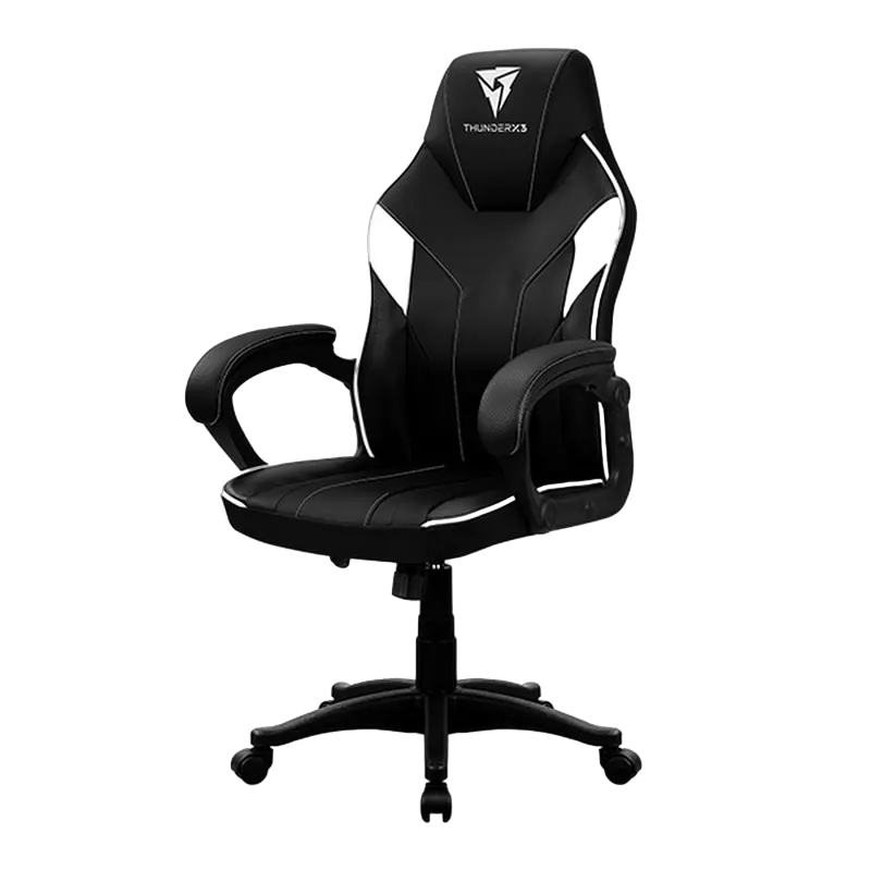 Игровое кресло ThunderX3 EC1 Искусственная кожа Черный/Белый