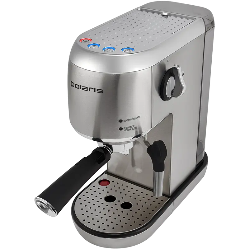 Кофеварка рожковая Polaris PCM 2001AE Серебристый