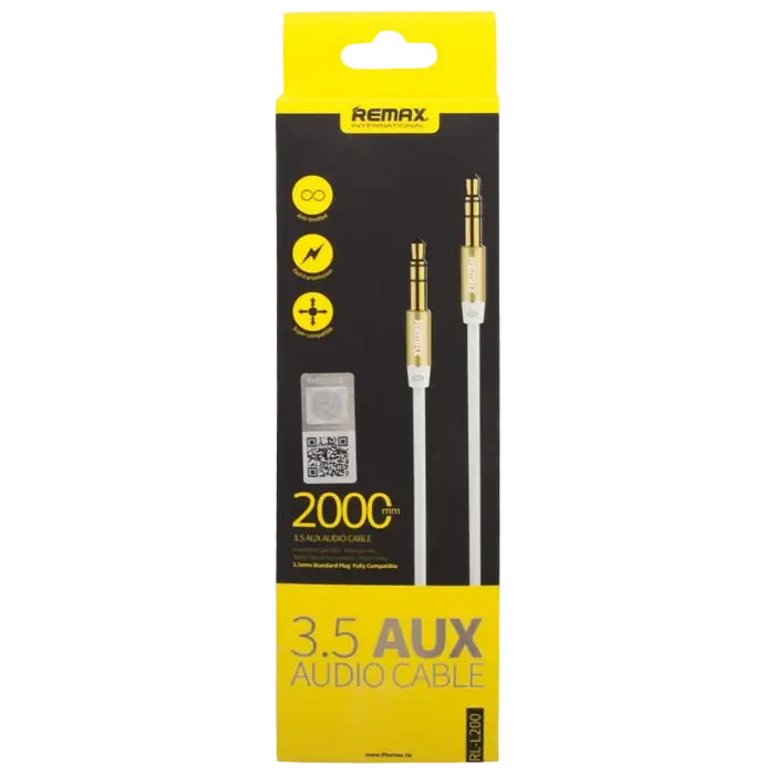 Аудиокабель Remax L200 Белый