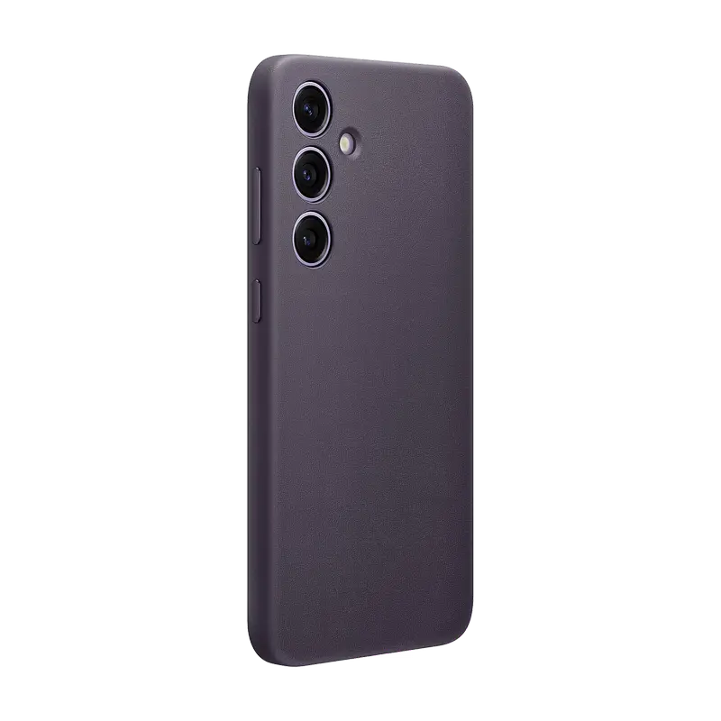 Чехол Samsung Galaxy S24+ Vegan Leather Case Vegan Leather Темно-фиолетовый