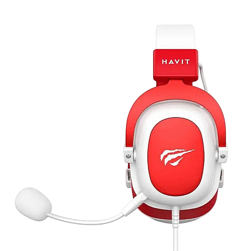 Наушники Havit H2002d Белый Красный