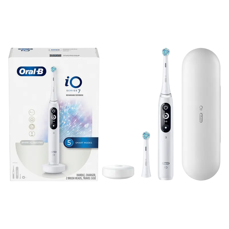 Periuță de dinți electrică Pentru adulți Braun Oral-B iO 7 Alb