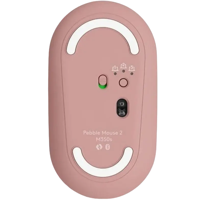 Клавиатура и мышь Logitech Pebble 2 Combo Мембрана Розовый