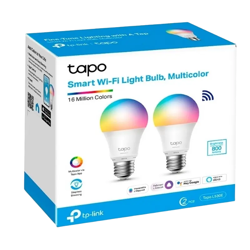Умная лампочка TP-LINK Tapo L530E Многоцветная