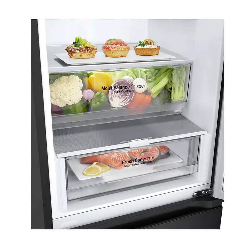 Холодильник LG GBV3200DEP Graphite Black