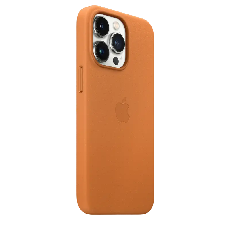 Чехол Apple iPhone 13 Pro Leather Case MagSafe A2703 Кожаный чехол Коричневый