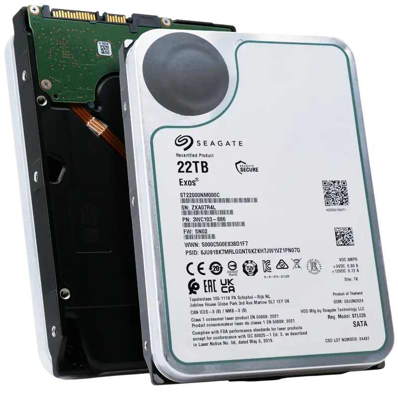 Жесткий диск Seagate Exos EXOS 22 ТБ