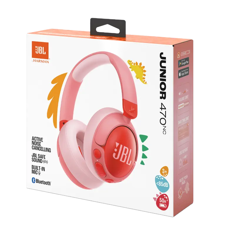 Наушники JBL JR470NC Розовый