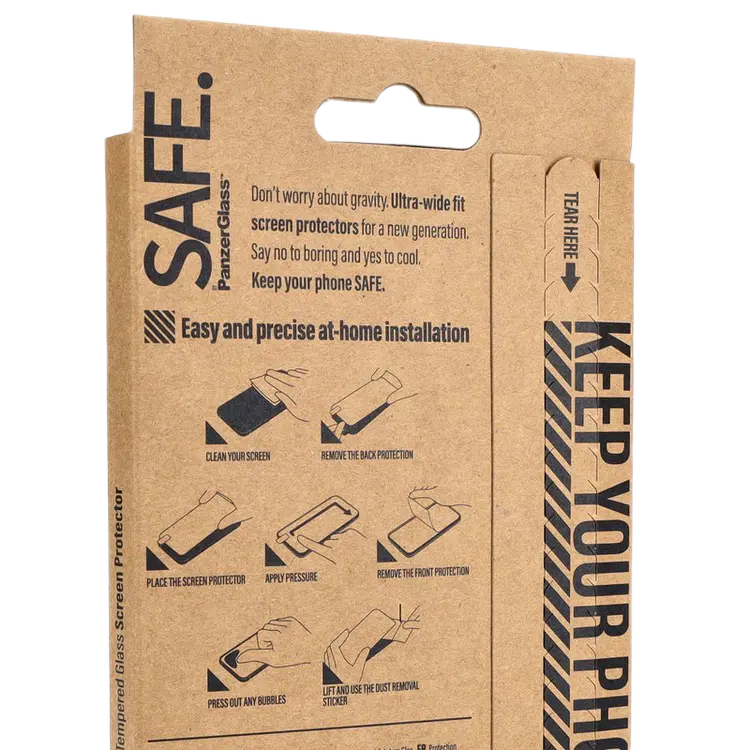 Защитное стекло PanzerGlass Apple iPhone 15 Plus Tempered Glass UWF SAFE. Прозрачный