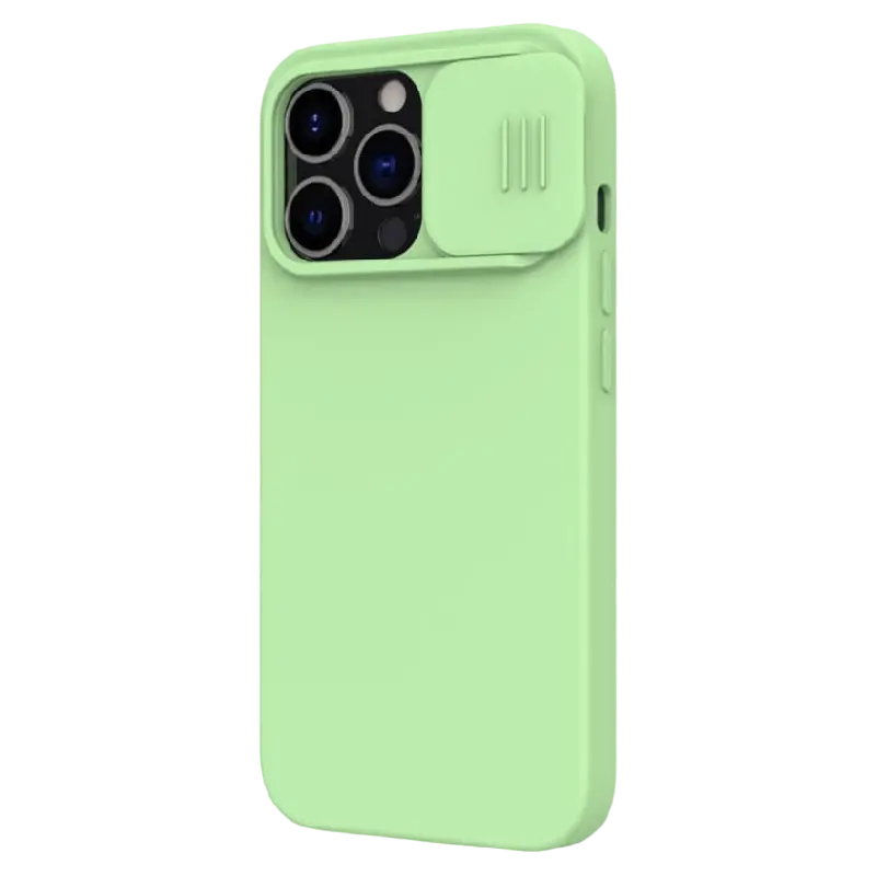 Husă Nillkin Apple iPhone 13 Pro Max CamShield Silky Silicone Camshield Mint Green