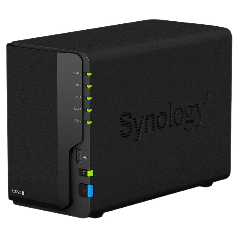 Stocare atașată la rețea SYNOLOGY DS220+ Negru