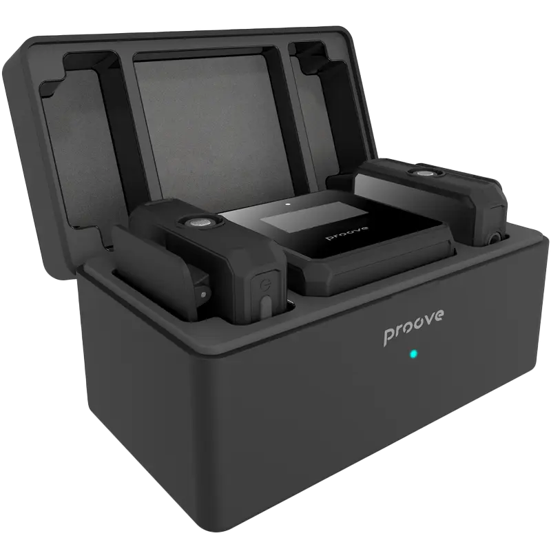 Портативный записывающий микрофон Proove Forum Беспроводной Черный