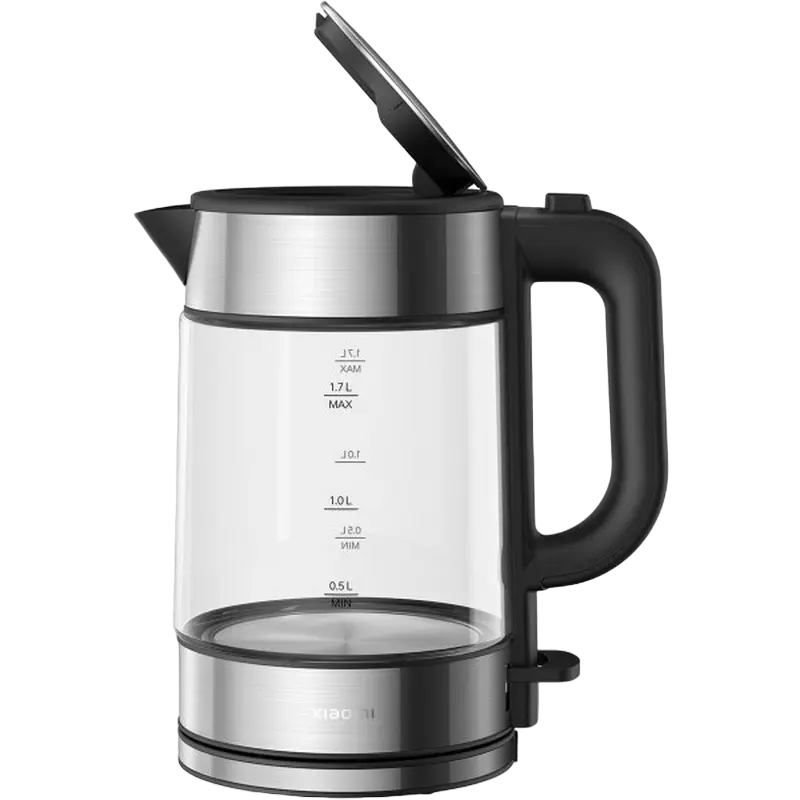 Электрочайник Xiaomi Electric Glass Чёрный/Нержавеющая сталь