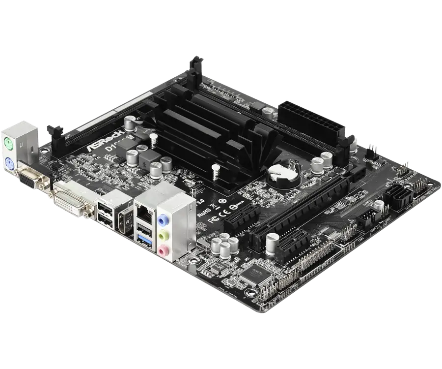 Материнская плата ASRock D1800M Micro-ATX