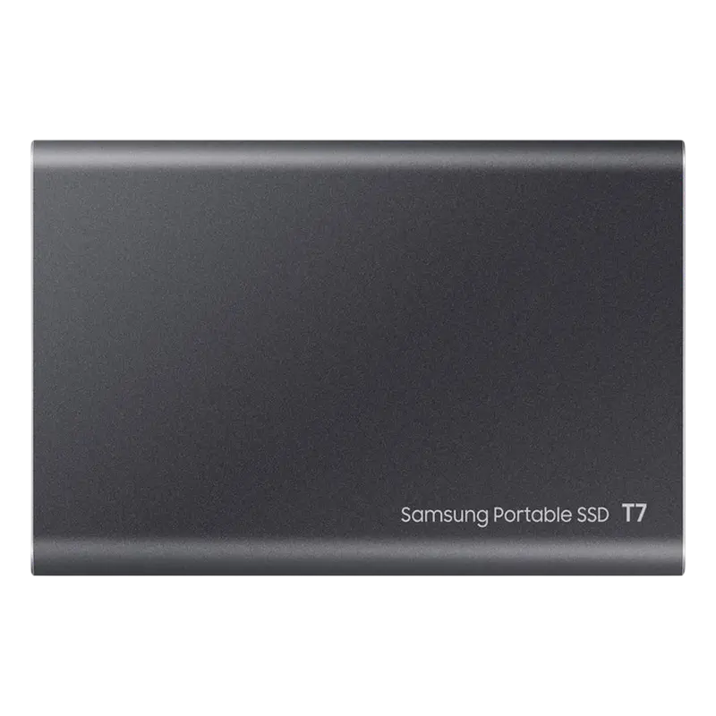 Внешний портативный SSD накопитель Samsung T7 4 ТБ Titan Gray