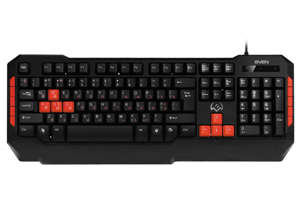 Клавиатура, мышь и коврик для мыши SVEN GS-9000 Мембрана Черный