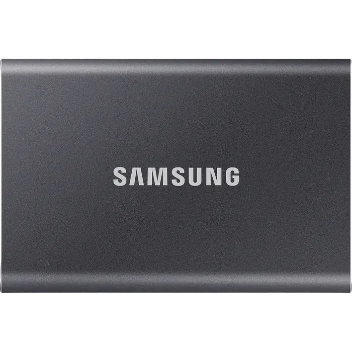 Внешний портативный SSD накопитель Samsung T7 500 ГБ Grey