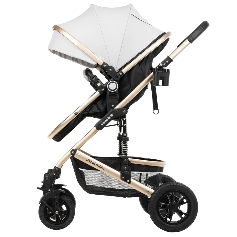 Коляска 3-в-1 Kikka Boo Amaia Серый