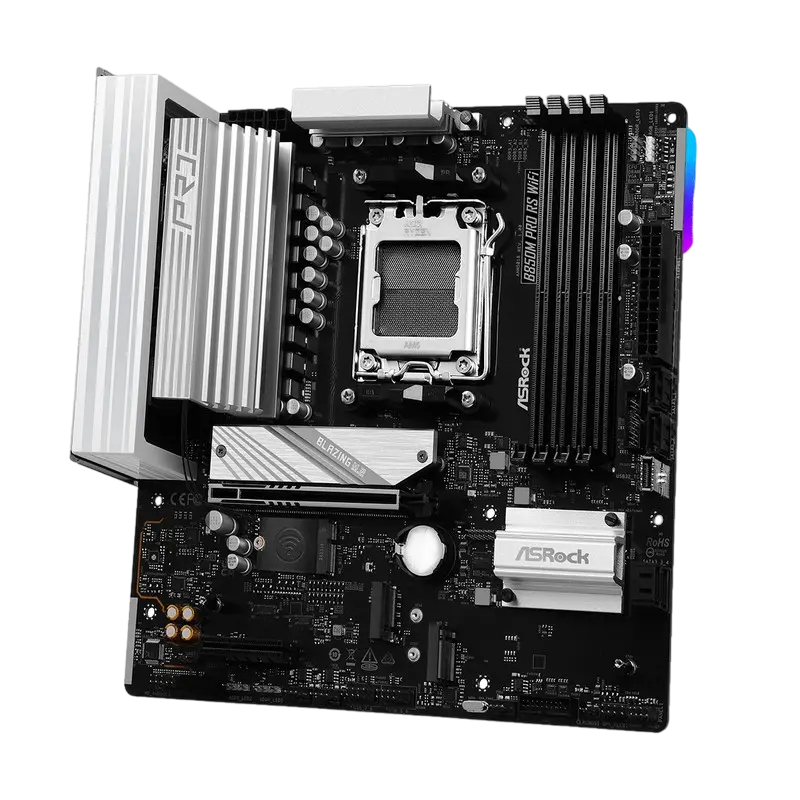 Placă de bază ASRock B850M PRO RS WIFI AM5 Micro-ATX