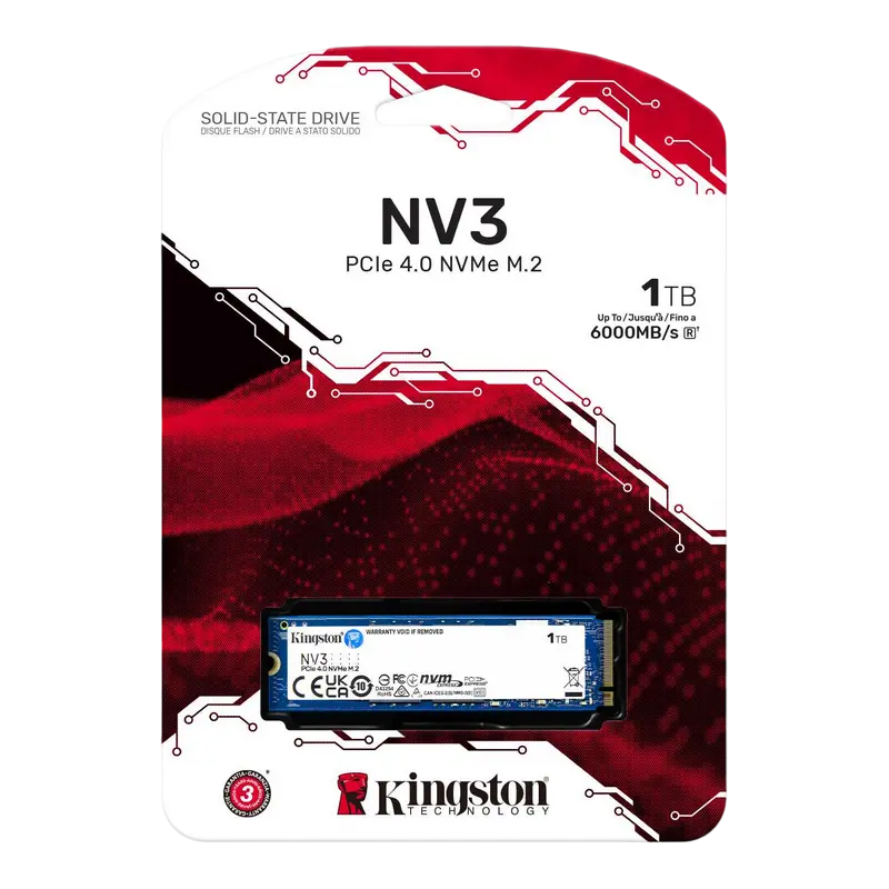 Накопитель SSD Kingston NV3 1024GB