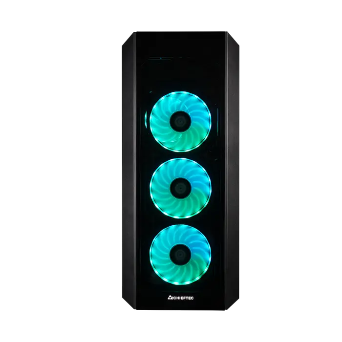 Компьютерный корпус Chieftec GL-03B-UC-OP Midi-Tower Черный