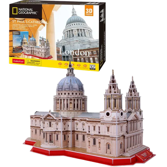 Пазл 3D CubicFun St.Paul’s Cathedral Бежевый