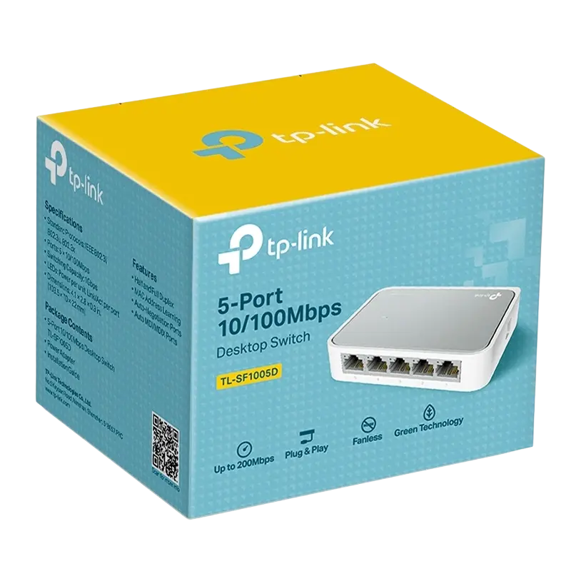 Сетевой коммутатор TP-LINK TL-SF1005D Белый
