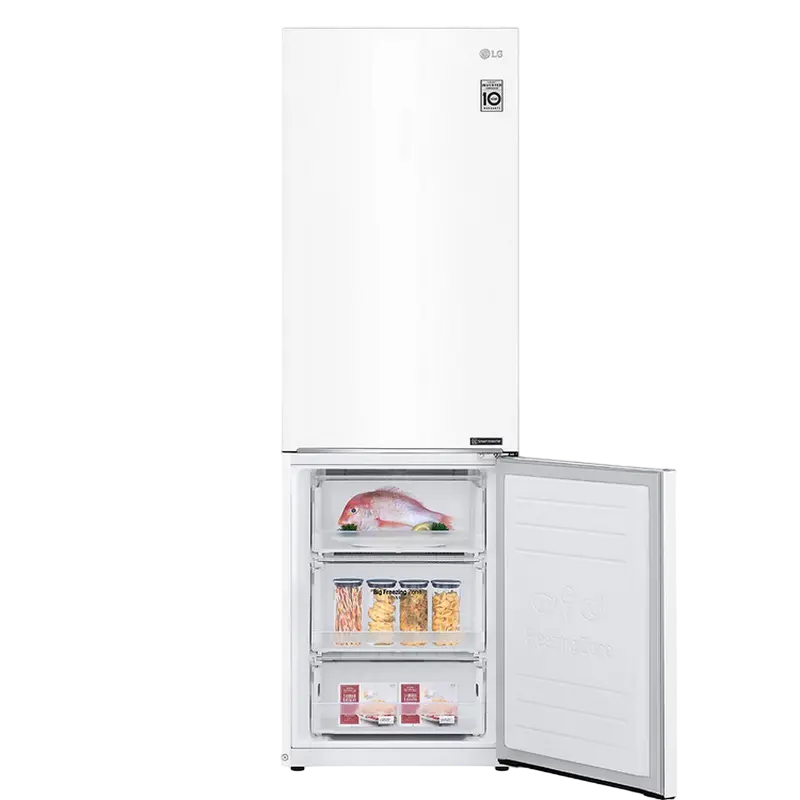 Холодильник LG GBP31SWLZN Белый