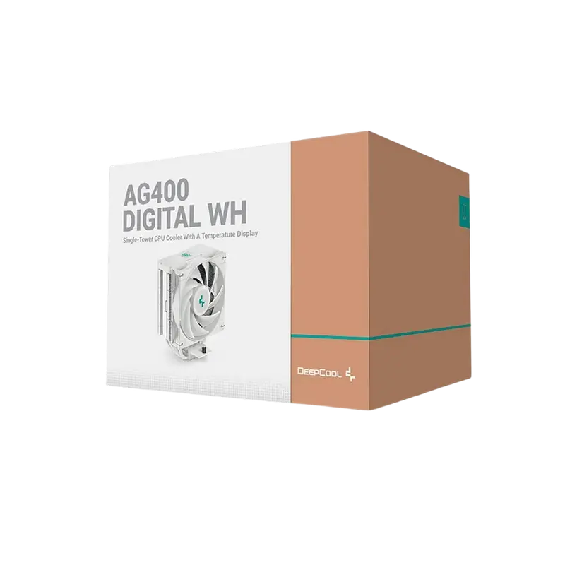 Кулер для процессора Deepcool AG400 DIGITAL WH 120 мм