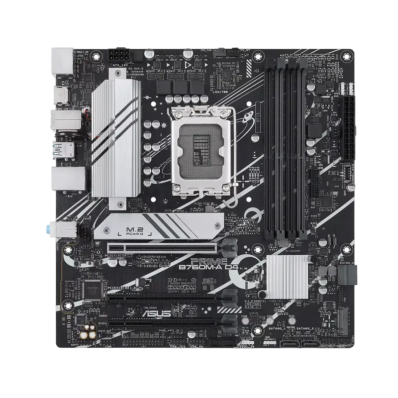 Материнская плата ASUS PRIME B760M-A D4 LGA1700 Micro-ATX